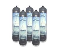 5 BOMBOLE CO2 E290 600 Grammi MONOUSO ALIMENTARE GASATORE ACQUA FRIZZANTE M11x1