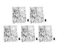 5 borse di emergenza con rubinetto, borsa pieghevole per acqua potabile isolante per bevande, contenitore per liquidi con rubinetto per viaggi in campeggio, escursionismo, (aceto)