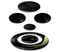 5 bruciatori + piattelli spartifiamma cucina a gas Glem Gas kit e singoli