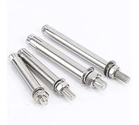 5 bulloni di espansione in acciaio inossidabile M12 - Elementi di fissaggio for calcestruzzo e muratura for impieghi gravosi, grado 304, dimensioni da 70 mm a 200 mm(M12x70mm)