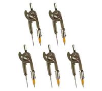 5 bussole in ferro e metallo con doppia scala per disegno geometrico, strumento per disegno ingegneristico e disegno tecnico, strumenti per architetti per disegno e schizzo tecnico