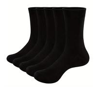 5 Calzini da in Bambù | Calze a Giro e Morbide, , Calze da Lavoro e Eleganti per , Taglie 5-8, 8, 10-12, Lavabili in Lavatrice