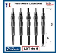 5 Candela Candelette per Transporter T4 Multivan 2,5 Tdi 88/102ch 2,5l LT28