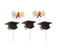 5 Candeline Picks 8 cm Laurea