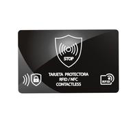 5 carte di blocco RFID per proteggere l'intero portafoglio NFC debito passaporto Protector ultra sottile NFC Signal Blocking Card per uomini e donne, nero, verde, rosa, viola, bianco, celeste