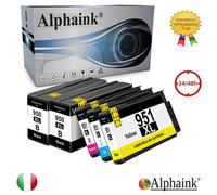 5 CARTUCCE 950XL 951XL PER HP OFFICEJET PRO 8100, 8625, 8600, 8610, 8615, 8620