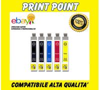 5 Cartucce Compatibili 604XL per Epson XP-2200 XP-3200 WF-2910 WF-2930 WF-2950