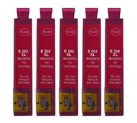 5 cartucce compatibili E 502 XL Magenta per Expression Home XP-5100, XP-5105, XP-5115, Workforce WF-2800, WF-2860 DWF, WF-2865 DWF