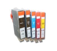 5 cartucce di inchiostro multicolore per HP Photosmart B109fn B109n B110 + chip