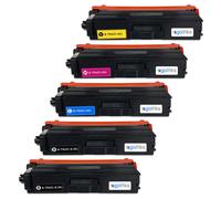 5 Cartucce di toner rimpiazzare Brother TN423Bk, TN423C, TN423M, TN423Y non-OEM