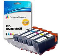 5 Cartucce d'inchiostro compatibili per Canon Pixma MG5750 MG5751 MG6850 MG6851 MG7750 TS5050 TS6050 MG5752 MG5753 MG6852 MG6853 | PGI-570PGBK XL CLI-571BK XL CLI-571C XL CLI-571M XL CLI-571Y XL