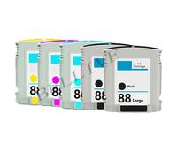 5 CARTUCCE PER HP 88 OfficeJet Pro L7000, L7880, L7680, L7780, L7580, L7480