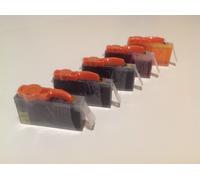 5 CARTUCCE RICARICABILI COMPATIBILI 364 CON CHIP PER HP PHOTOSMART PLUS B210A