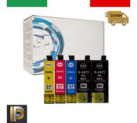 5 cartucce T34XL per Epson WORKFORCE PRO WF-3725 DWF, WF-3720 DWF, WF-3720 DW