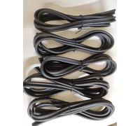 5 Cavi audio stereo schermato con filo di massa per Hi-Fi giradischi Ecc.