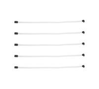 5 cavi dati SATA 3.0 III SATA3 7 pin da 50 cm per SSD da 6 Gb/s (bianchi)