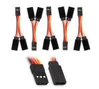 5 cavi splitter a Y JR Spektrum Hitec Futaba, 7 cm, RC JR Y, cavi splitter per cavi servo standard, compatibili con modelli RC, aerei, auto, elicotteri e droni