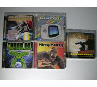 5 CD OFFERTA Gundam Hulk Gameboy King Kong Batman NEW NUOVI SIGILLATI Musicali