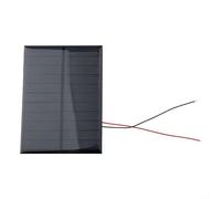 5 celle solari con filo da 10 cm, 5 V 200 mA per sistemi di energia solare fai da te, 110 x 80 mm