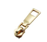 5 cerniere in nylon scorrevoli for cucire cerniere nastro borsa cerniere decorative tira testa vestiti kit di riparazione estrattore accessori fai da te for nylon 10 pezzi(Gold)