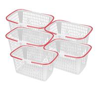 5 cestini di frutta, cestini per raccolta frutta portatili, cestini per verdure