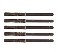 5 chiodi di supporto per mensole per pannelli a strati, perni di espansione con guscio in plastica e asta di carico esagonale per installazione stabile a parete (10 x 100 mm)