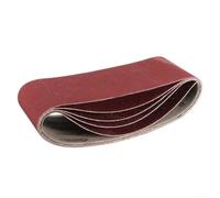 5 cinghie abrasive in ossido di alluminio abrasive, 457 x 75 mm, per legno, alluminio, metalli non ferrosi, plastica per levigatura e lucidatura (5 pezzi, grana 240)