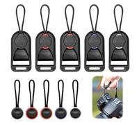 5 cinghie per fotocamera con chiusura rapida, sistema di fissaggio aggiuntivo, 5 passanti di ancoraggio, compatibile con la maggior parte delle DSLR, DLSM, adattatore per installare cinghia per