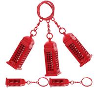 5 ciondoli a forma di cabina telefonica di Londra, ornamenti da appendere alla