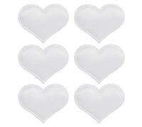 5 colori a scelta a forma di cuore, 500 Pz decorazioni nuziali fai da te artigianato fatto a mano accessori per capelli creazione di gioielli decorazione per la casa per San (3,2 cm bianco