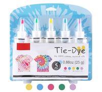 5 Colori Kit Tintura per Cravatta Fai - -te Fassoso Set con, e Grembiuli per Bambini e Adulti F Idea