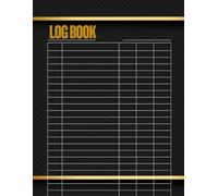 5 Column Multipurpose Logbook: Black and Gold Record Book for Business, Tracking & Organization