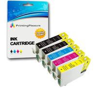 5 Compatibili T1816 (18XL) Cartucce d'inchiostro per Epson XP-102 XP-202 XP-205 XP-212 XP-215 XP-225 XP-33 XP-302 XP-305 XP-312 XP-315 XP-322 XP-325 XP-405 XP-412 XP-415 XP-422 XP-425 - Alta Capacità