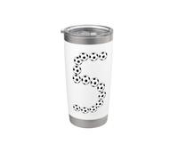 5° compleanno calcio ragazzi bambini 5 cinque anni Bicchiere termico in acciaio inox doppia parete