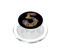 5 ° compleanno Monster Truck 5 year di età giovane selvaggio PopSockets PopGrip per MagSafe