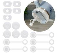 5 Confezioni Copertura per Cannuccia, Tappi in Silicone a Prova di Fuoriuscite, Riutilizzabili, Tappi Rotondi per Perdite, Tappi Quadrati per Perdite, Antipolvere, Adatti per 2.0 Stanley Cup
