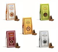 5 Confezioni di Coni d'incenso ayurvedici - profumazioni miste