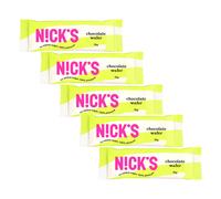 5 confezioni Nick's Chocolate Wafer Bar 35 g senza glutine senza zuccheri agg...