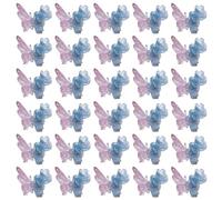 5 confezioni/set di unghie a farfalla 3D in resina colorata per decorazione artistica per saloni
