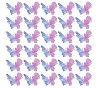 5 confezioni/set di unghie a farfalla 3D in resina colorata per decorazione artistica per saloni