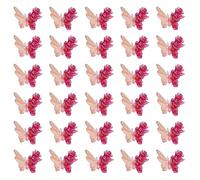 5 confezioni/set di unghie a farfalla 3D in resina colorata per decorazione artistica per saloni