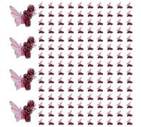 5 confezioni/set di unghie a farfalla 3D in resina colorata per decorazione artistica per saloni