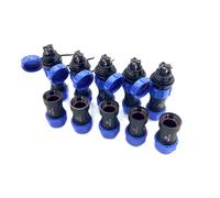 5 connettori per aeronautica SP17 3 poli, IP68 3 pin, spina aviazione senza saldatura, spina impermeabile per lampade esterne, 500 V 10 A (14 AWG cavo a vite crimpatura)