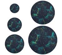 5 coperchi per alimenti e ciotole, bulloni fulmini verdi e blu, riutilizzabili in 5 dimensioni, coperchi per pane, lievito naturale, coperchi per lievitazione di cibo, frutta avanzi
