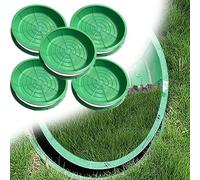 5 coperture decorative per scarichi da 50 cm, griglie rotonde rinforzate profonde da 12 cm, per vasi da fiori, coperture invisibili, accessori da giardino durevoli per un drenaggio efficace