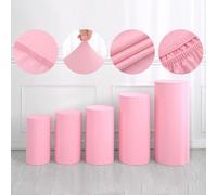 5 coperture per pilastri con zoccolo, decorazione elegante per banchetti di