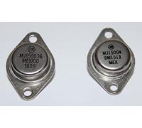 5 COPPIE DI TRANSISTOR MJ15003G - MJ15004