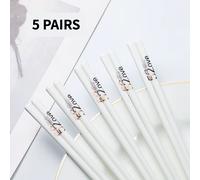 5 Coppie Giapponese Prugna Fiori Ceramica Bacchette Creativo Utensili da Cucina