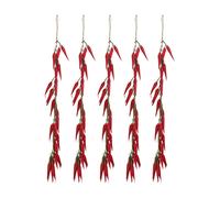 5 Corde di Peperoncino Simulato per Decorazione Casa Creativa e Fotografia