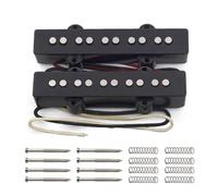 5 corde for pickup Aln-ico 5 Jazz Bass Neck-9.6K e Bridge-11.1K Pickup adatto a 5 corde Jazz Bass Pickup for chitarra(Neck and Bridge)
